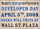Be there, or be or
be a regular parallelogram. BarCampOrlando logo